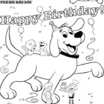 Clifford Coloring Pages Clifford Birthday Party PBS Parents PBS