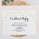 Cocktail Party Invitation Designs Examples 20 In Publisher Word