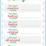 Cookie Exchange Party free Printables Christmas Cookie Exchange