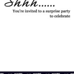 Cool Free Printable Surprise Birthday Invitations Surprise Birthday