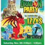 Custom Printable Dragon Party Invitation The Printable Party