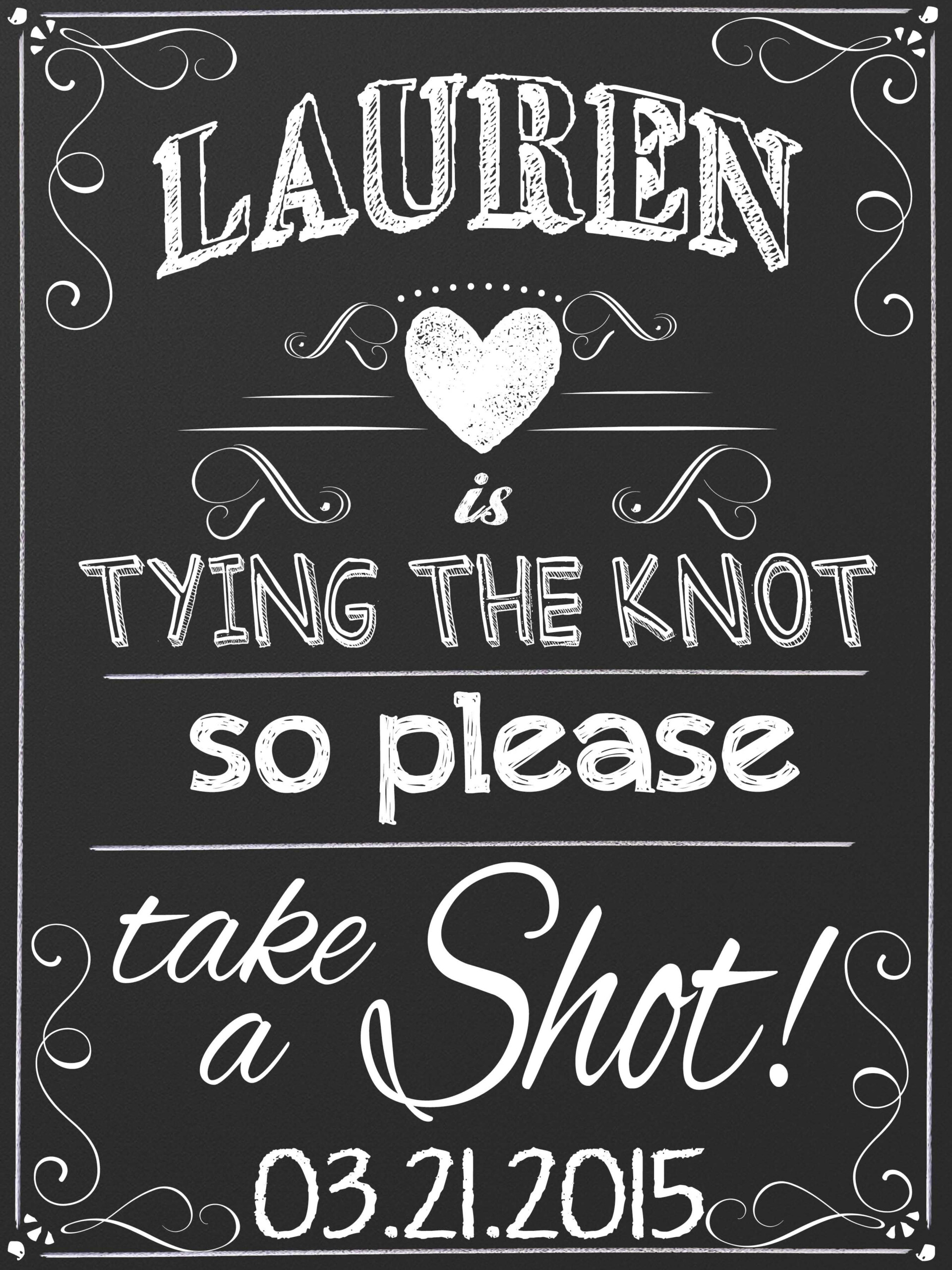 Custom Printables NY Funny Bachelorette Bachelorette Party Signs 