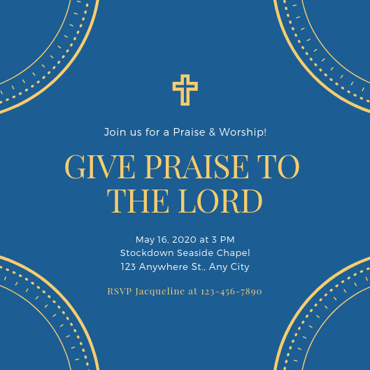 Customize 53 Church Invitation Templates Online Canva