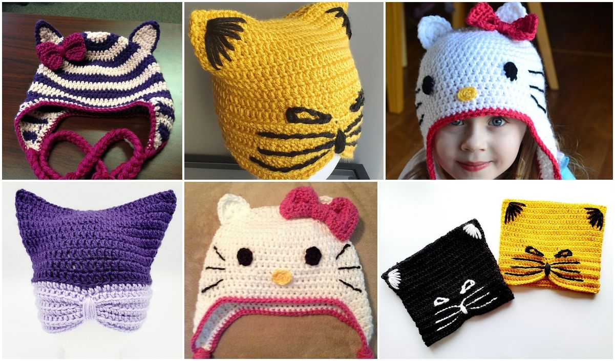 Cute Cat Hat Free Crochet Patterns Crochet Cat Hat Cat Hat Pattern 