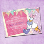 Daisy Duck Birthday Invitation Duck Birthday Daisy Duck Party