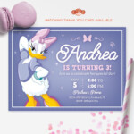 DAISY DUCK INVITATION Daisy Ducks Printable Kids Invitation Birthday