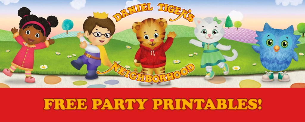 Daniel Tiger Birthday Party Printables FREE Downloads