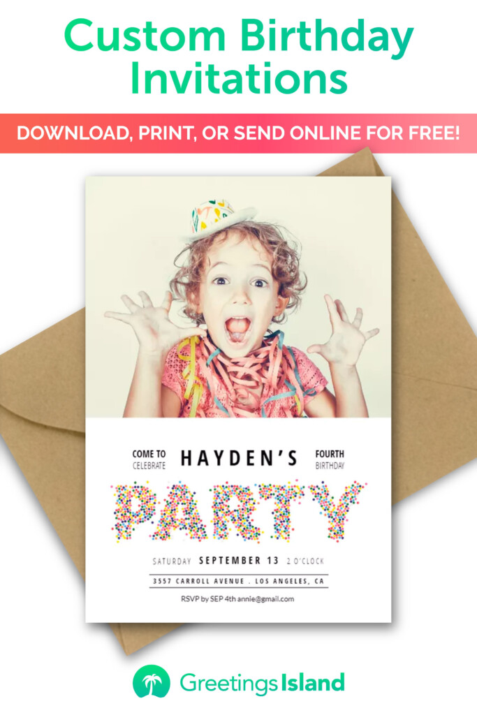 Design Your Own Invitations Free Printable Printable Templates