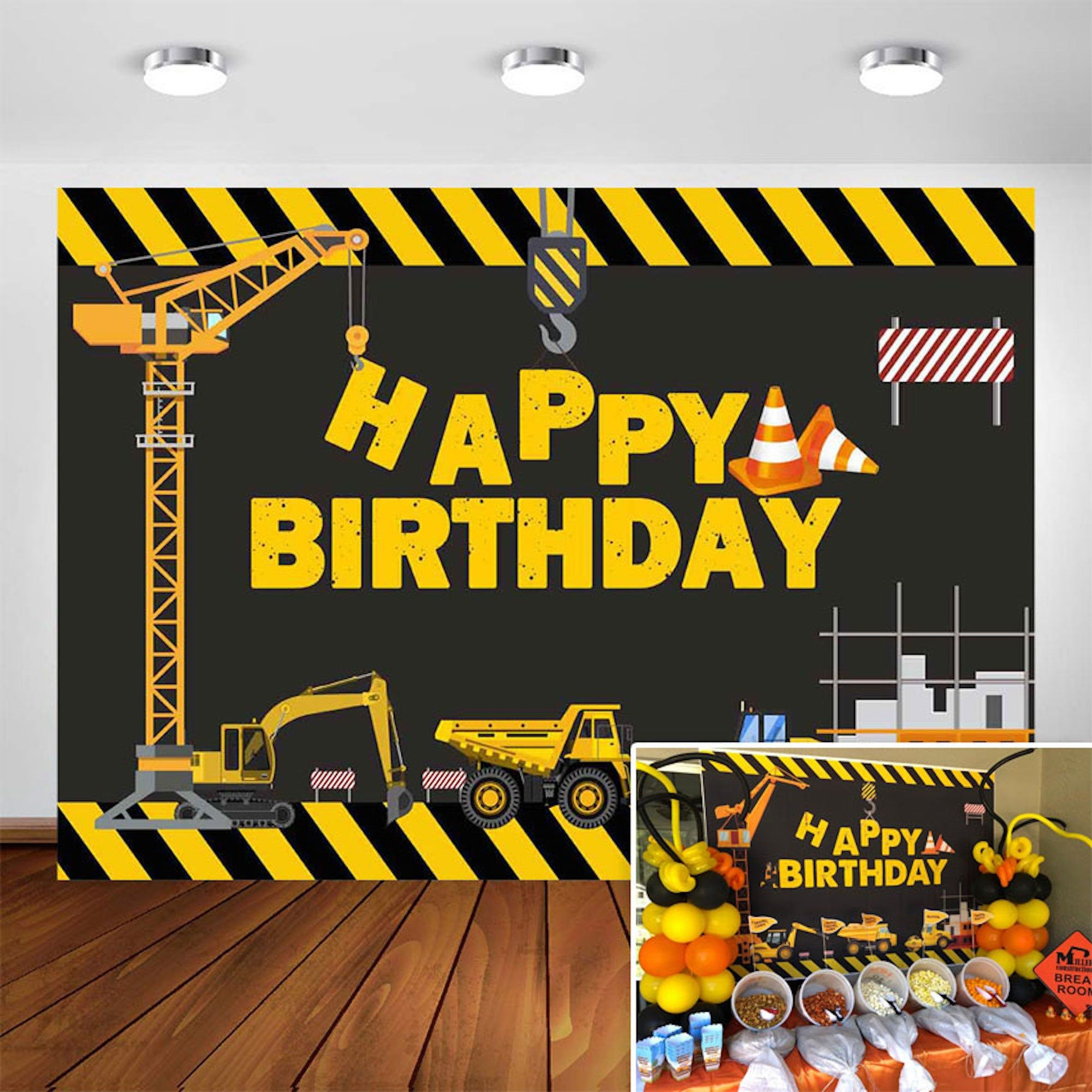 Digger Birthday Dump Truck Birthday Party Cars Theme Birthday Party 