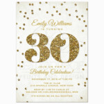 Dirty 30 Birthday Invitation Templates 30th Birthday Invitations