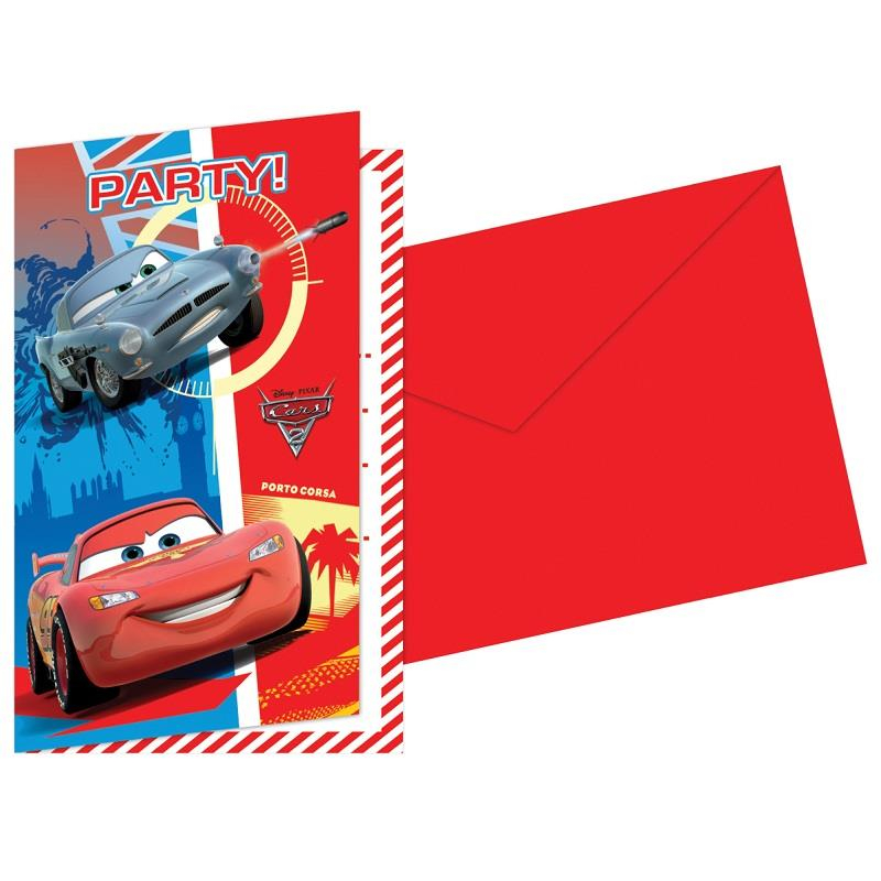 Disney Cars 2 Party Invitations Invites Buy Online