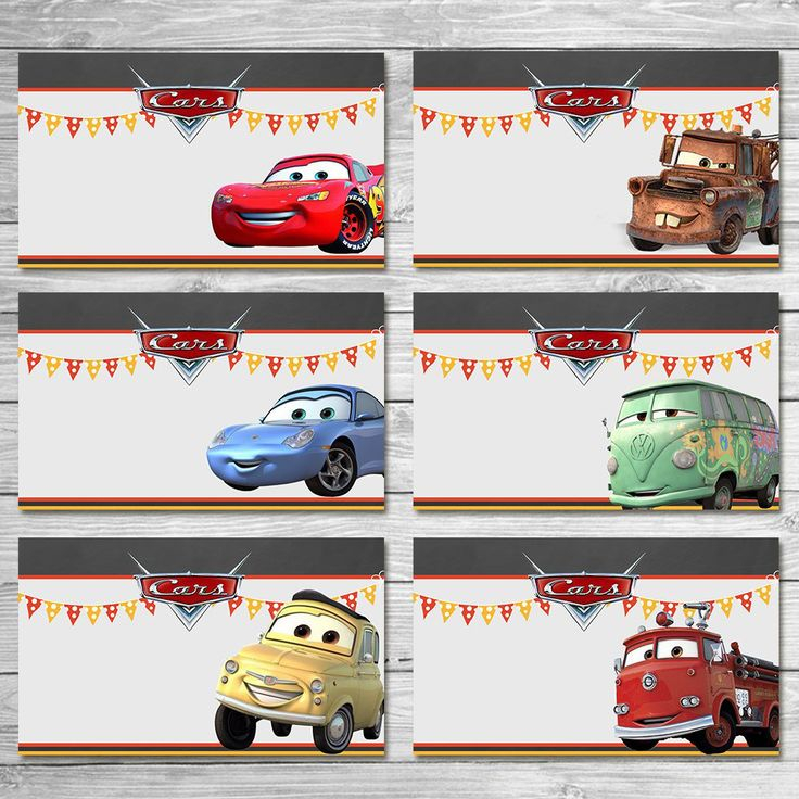 Disney Cars Food Tents Chalkboard Cars Food Labels Disney Cars