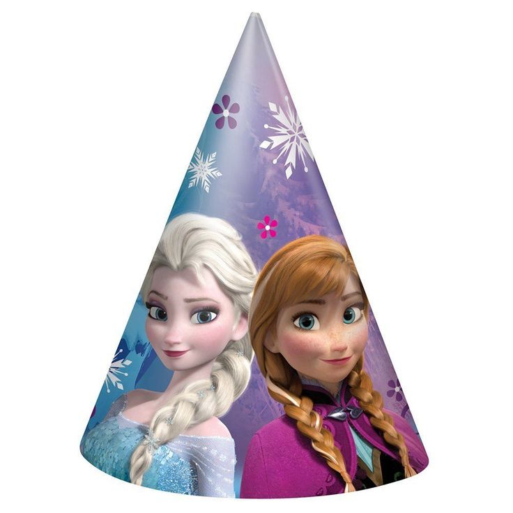 Disney s Frozen Party Favors Cone Hats 8 Per Package Birthday Supplies 