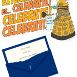 Doctor Who Party Invitations Printable Free Free Printable