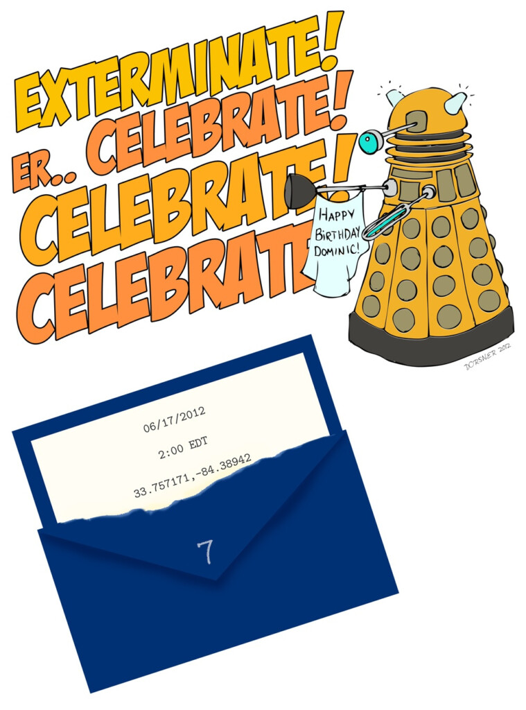 Doctor Who Party Invitations Printable Free Free Printable