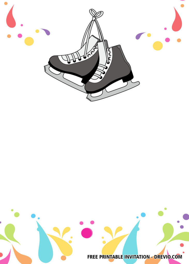 Download Now FREE Ice Skating Invitation Templates free 