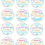 End Of School Year Summertime Bubble Gift Idea For Kids Free