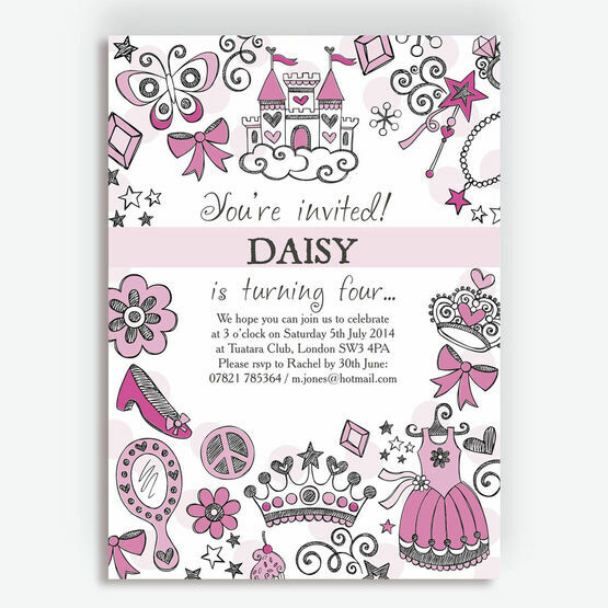 Fairy Princess Party Invitation