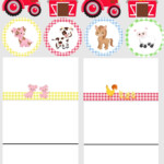 Farm Birthday Party Free Printables At Home With Ashley