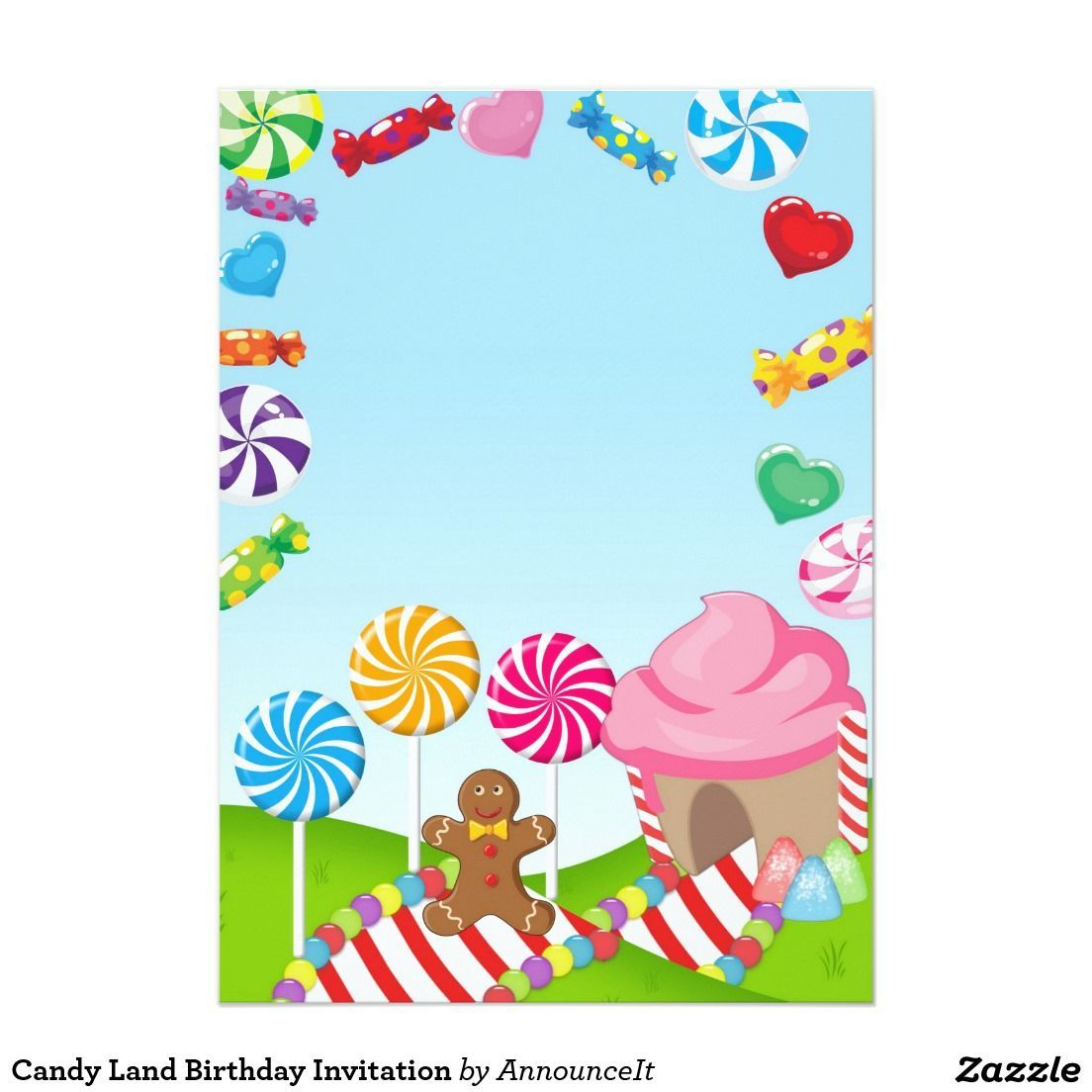 Feb 29 2016 Shop Candy Land Birthday Invitation Created By