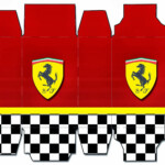 Ferrari Free Printable Boxes Ferrari Party Ferrari Car Themed Parties