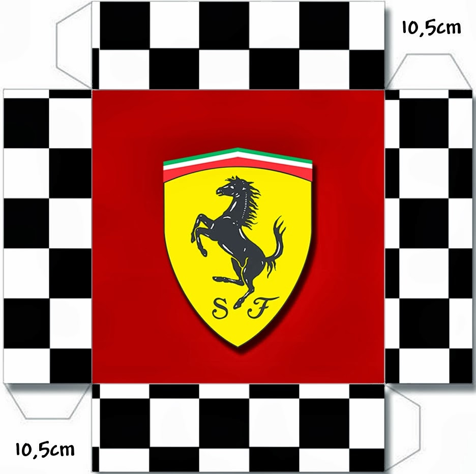 Ferrari Free Printable Boxes Ferrari Party Ferrari Race Car 