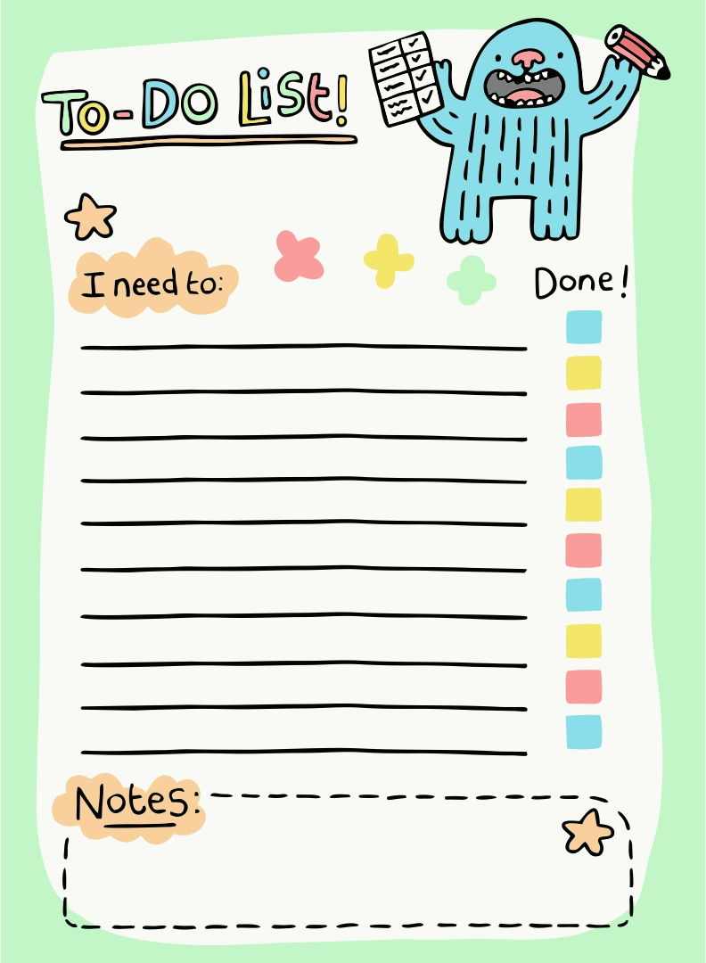 Floral To Do List Printable Template Paper Trail Design Free Cute To 