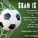 Football Party Invitations Free Printable Uk Football Birthday