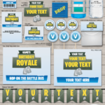 Fortnite Party Printables Decorations Invitations Fortnite Theme