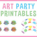 Free Art Party Printables