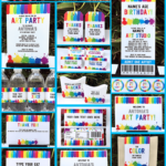 Free Art Party Printables