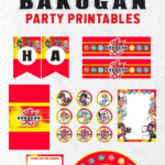 Free Bakugan Party Printables Party With Unicorns