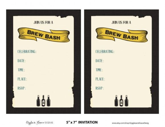 FREE Beer Tasting Party Printables From Giggles Grace Designs Beer 