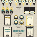 FREE Beer Tasting Party Printables From Giggles Grace Designs Catch