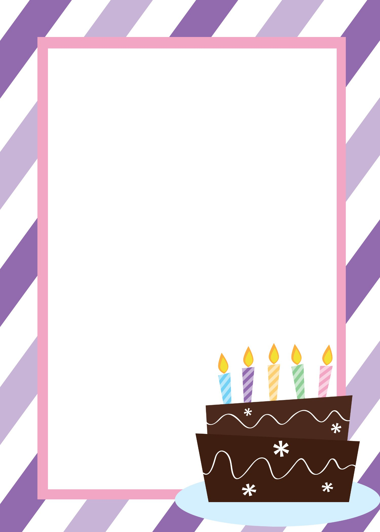 Free Birthday Party Invitation Templates Word Printable Template