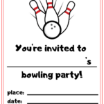 Free Bowling Party Printables The Yellow Birdhouse Bowling Party