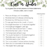 Free Bridal Shower Game Templates Printable Form Templates And Letter