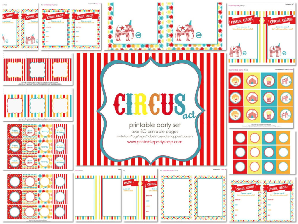 Free Carnival Birthday Party Printables Printable Templates