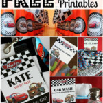 FREE Cars Birthday Party Printables