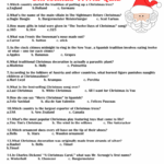 Free Christmas Trivia Printable Printable World Holiday