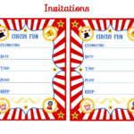 Free Circus Theme Party Printables Free Printable Templates