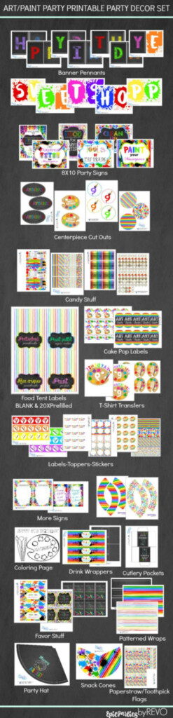 Free Crayon Printable Epic Parties By Revo Printable Templates