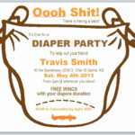 Free Diaper Party Invitation Templates New Diaper Party Invitations