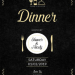 Free Dinner Invitation Card Template In 2020 Dinner Invitation