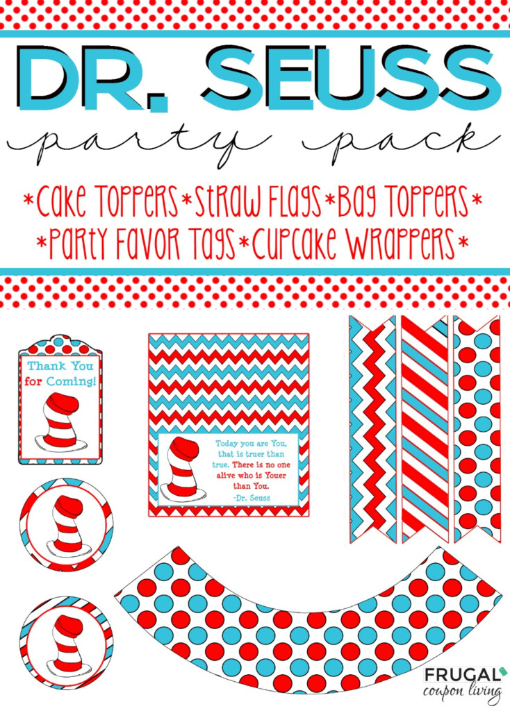 FREE Dr Seuss Party Pack Printable