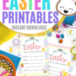 Free Easter Party Printables For A Hoppy Easter Easter Party Happy