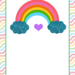 Free Editable Rainbow Party Invitations 2022