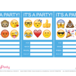 Free Emoji Party Printables For An Amazing Party Catch My Party