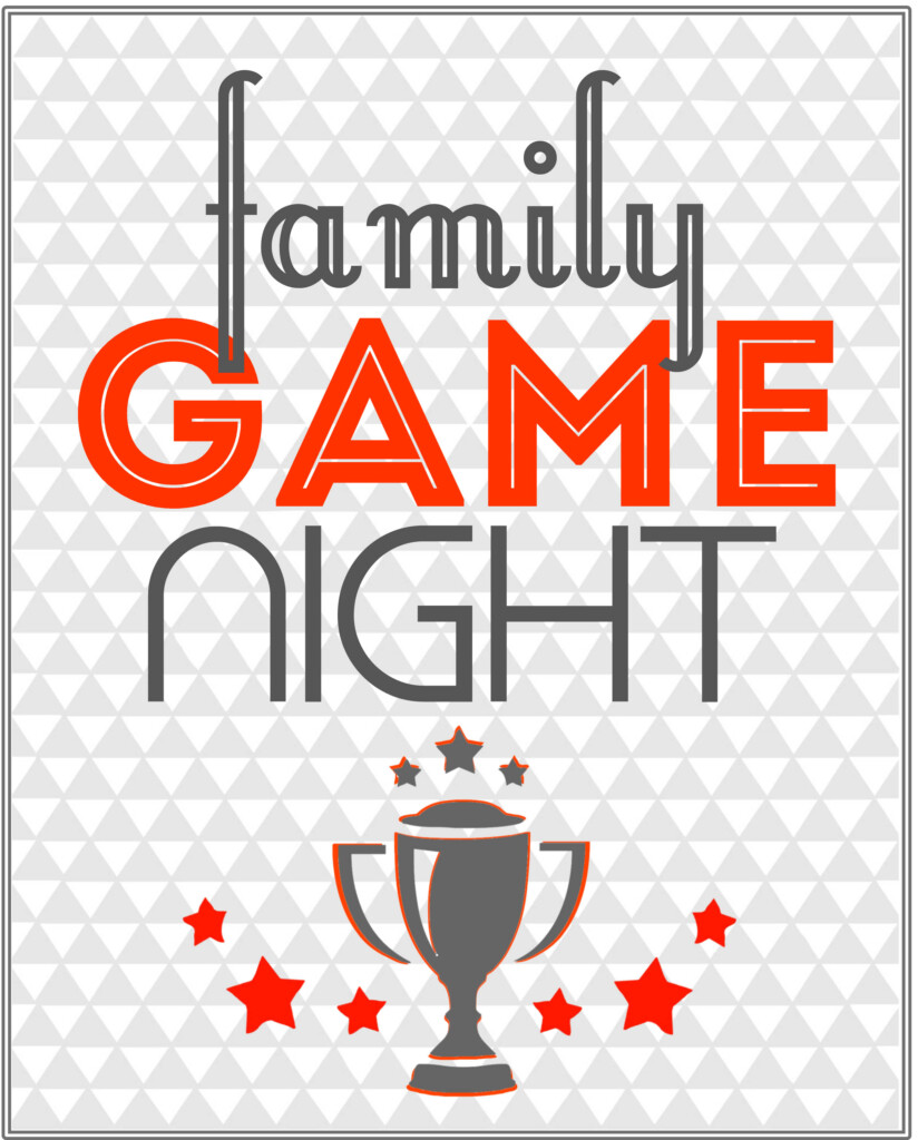 Free Family Game Night Party Printables Mandy s Party Printables