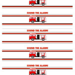 Free Fire Truck Birthday Printables Printable Templates